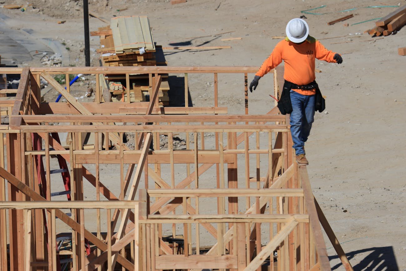 The Surge Construction Services crew at work